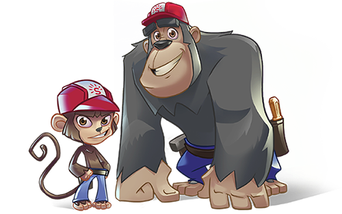 Super Happy Games Monkey Builders 500x313px